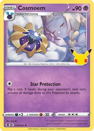 Cosmoem — Celebrations Pokémon TCG card by kirisAki