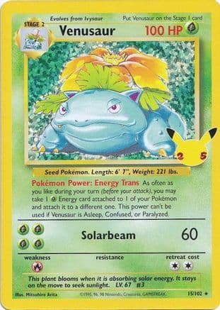 Venusaur — Celebrations: Classic Collection Pokémon TCG card by Mitsuhiro Arita