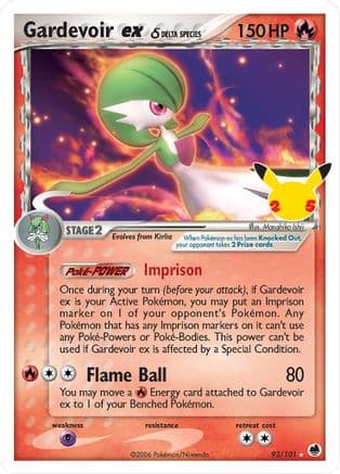 Gardevoir ex (Delta Species) — Celebrations: Classic Collection Pokémon TCG card by Masaaki Iizuka