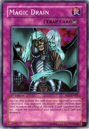 Magic Drain — Structure Deck: Invincible Fortress Yu-Gi-Oh! card by KAZUKI TAKAHASHI