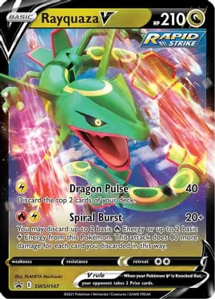 Rayquaza V - SWSH147 — SWSH: Sword & Shield Promo Cards