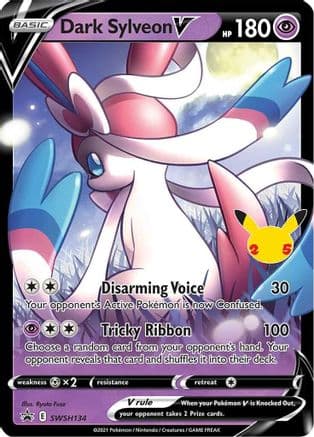 Dark Sylveon V - SWSH134 — SWSH: Sword & Shield Promo Cards Pokémon TCG card by Illus. 5ban Graphics