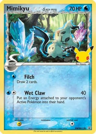 Mimikyu (Delta Species) - SWSH136 — SWSH: Sword & Shield Promo Cards