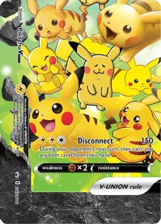 Pikachu V-Union - SWSH141 — SWSH: Sword & Shield Promo Cards