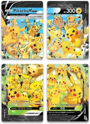 Pikachu V-Union [Set of 4] — SWSH: Sword & Shield Promo Cards