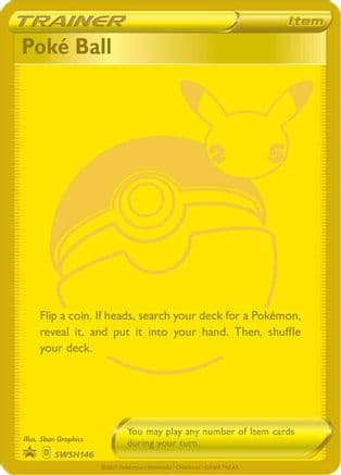 Poke Ball - SWSH146 — SWSH: Sword & Shield Promo Cards Pokémon TCG card by Dean Photiou