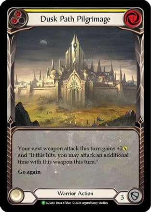 Dusk Path Pilgrimage (Yellow) - LGS061 — Flesh and Blood: Promo Cards