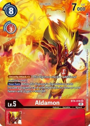 Aldamon (1-Year Anniversary Box Topper) — Great Legend Digimon Card Game card by Akiyoshi Hongo, Toei Animation