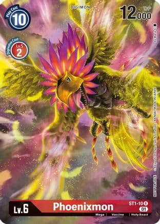 Phoenixmon (1-Year Anniversary Box Topper) — Starter Deck 01: Gaia Red Digimon Card Game card by Asahi Maruta
