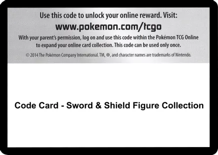 Code Card - Sword & Shield Figure Collection — SWSH02: Rebel Clash
