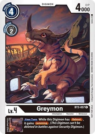Greymon - BT2-057 (Official Tournament Pack Vol.3) — Release Special Booster 1.0