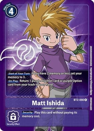 Matt Ishida - BT2-090 (Official Tournament Pack Vol.3) — Release Special Booster 1.0