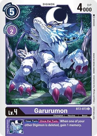 Garurumon - BT2-073 (Official Tournament Pack Vol.3) — Release Special Booster 1.0