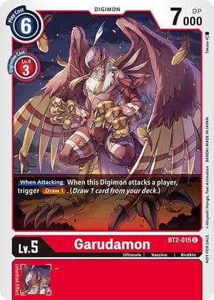 Garudamon - BT2-015 (Official Tournament Pack Vol.3) — Release Special Booster 1.0