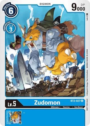 Zudomon - BT2-027 (Official Tournament Pack Vol.3) — Release Special Booster 1.0