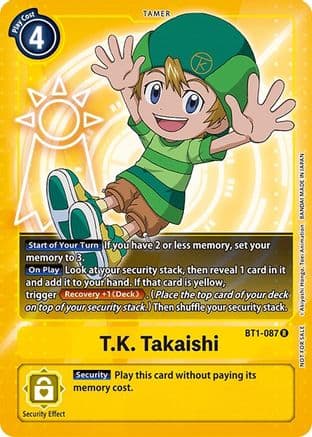 T.K. Takaishi (Official Tournament Pack Vol.3) — Release Special Booster 1.0