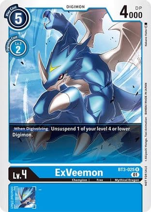 ExVeemon (Winner Pack Double Diamond) — Release Special Booster 1.0