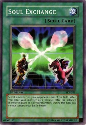Soul Exchange — Starter Deck: Kaiba Evolution Yu-Gi-Oh! card by KAZUKI TAKAHASHI