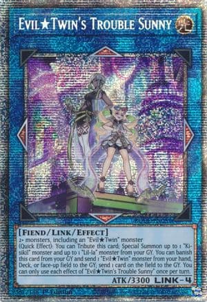 Evil Twin's Trouble Sunny (Starlight Rare) — Yu-Gi-Oh! card
