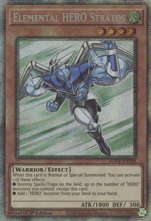 Elemental HERO Stratos (Starlight Rare) — Yu-Gi-Oh! card