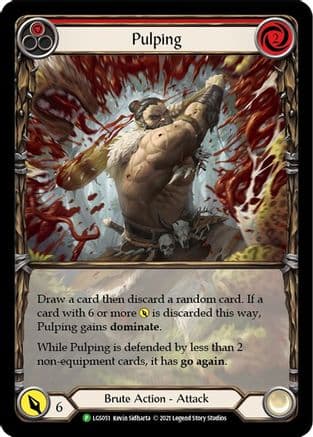 Pulping (Red) - LGS051 — Flesh and Blood: Promo Cards