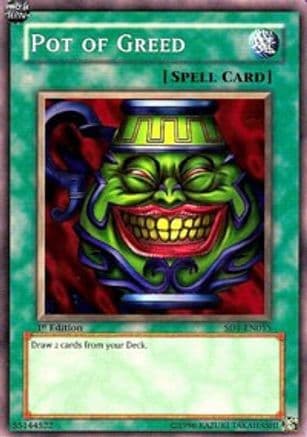 Pot of Greed — Yu-Gi-Oh! card