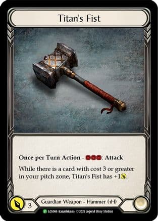 Titan's Fist - LGS066 — Flesh and Blood: Promo Cards