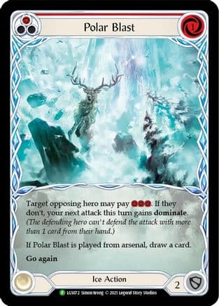 Polar Blast (Red) - LGS072 — Flesh and Blood: Promo Cards