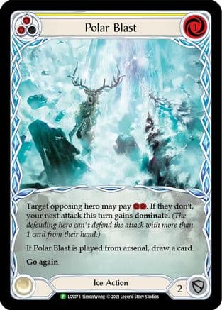 Polar Blast (Yellow) - LGS073 — Flesh and Blood: Promo Cards