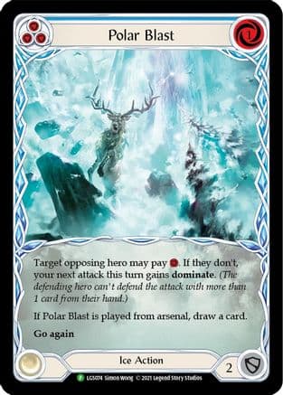 Polar Blast (Blue) - LGS074 — Flesh and Blood: Promo Cards