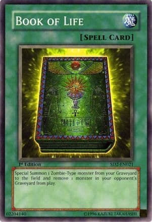 Book of Life — Structure Deck: Zombie Madness Yu-Gi-Oh! card by KAZUKI TAKAHASHI