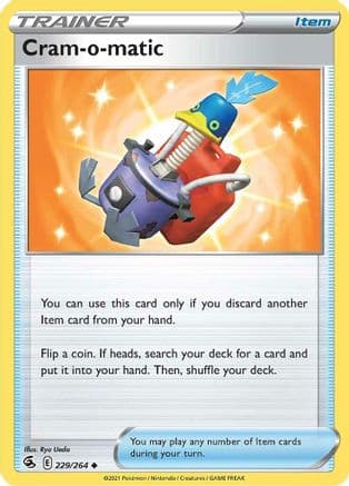 Cram-o-matic — SWSH08: Fusion Strike Pokémon TCG card by Ryo Ueda