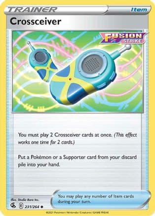 Crossceiver — SWSH08: Fusion Strike Pokémon TCG card by Studio Bora Inc.