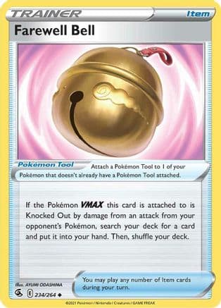 Farewell Bell — SWSH08: Fusion Strike Pokémon TCG card by AYUMI ODASHIMA