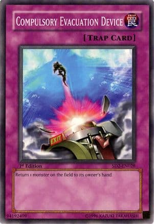 Compulsory Evacuation Device — Structure Deck: Zombie Madness Yu-Gi-Oh! card by KAZUKI TAKAHASHI