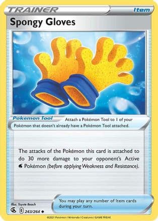 Spongy Gloves — SWSH08: Fusion Strike Pokémon TCG card by Toyste Beach