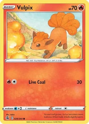 Vulpix (28) — SWSH08: Fusion Strike