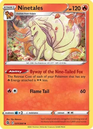 Ninetales (31) — SWSH08: Fusion Strike