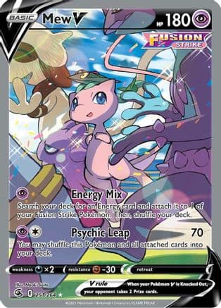 Mew V (Alternate Full Art) — Pokémon TCG card