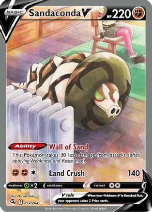 Sandaconda V (Alternate Full Art) — SWSH08: Fusion Strike