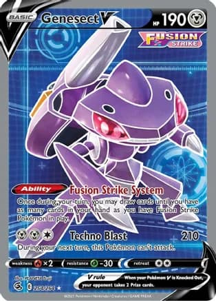 Genesect V (Full Art) — SWSH08: Fusion Strike