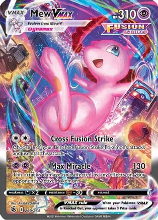 Mew VMAX (Alternate Art Secret) — Pokémon TCG card
