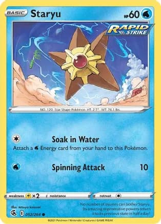 Staryu — SWSH08: Fusion Strike