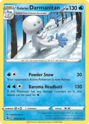 Galarian Darmanitan — SWSH08: Fusion Strike