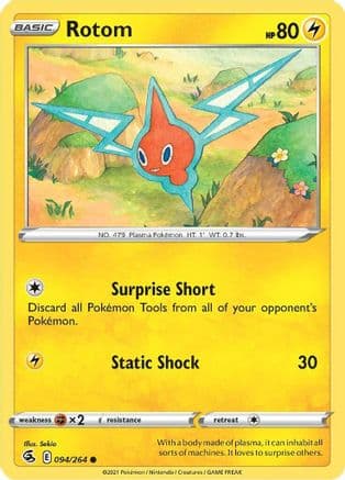Rotom — SWSH08: Fusion Strike Pokémon TCG card by Sekio