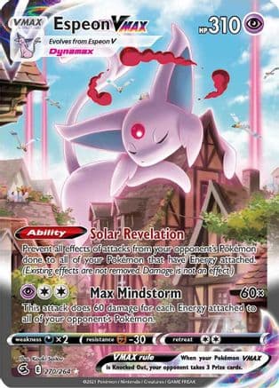 Espeon VMAX (Alternate Art Secret) — Pokémon TCG card