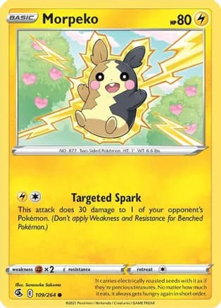 Morpeko (109) — SWSH08: Fusion Strike