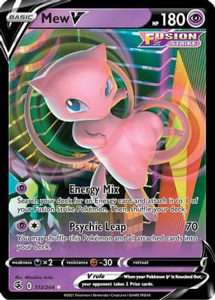 Mew V — SWSH08: Fusion Strike