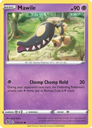 Mawile — SWSH08: Fusion Strike Pokémon TCG card by Kouki Saitou