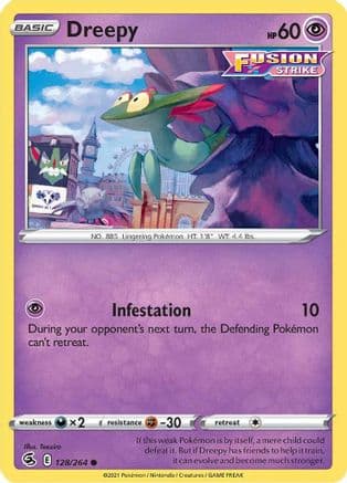 Dreepy — SWSH08: Fusion Strike Pokémon TCG card by Scav